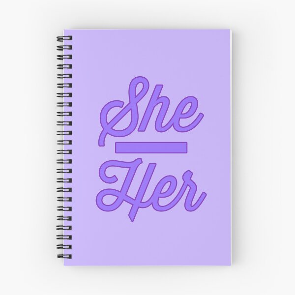 Item preview, She Her Prounouns - Periwinkle designed and sold by sillyjess.
