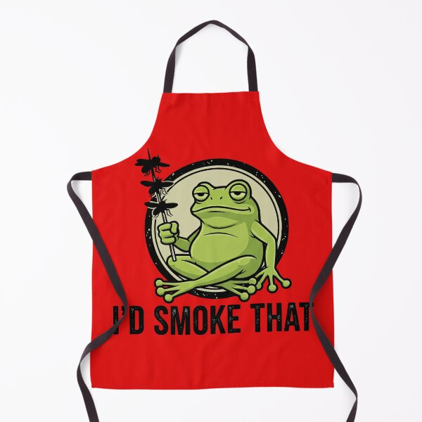 Item preview, I’d Smoke That – Chill Frog Edition designed and sold by CARPIO Creations.