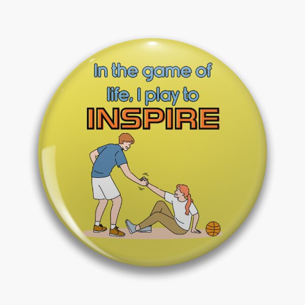 Item preview, In the Game of Life, I Play to Inspire designed and sold by RonPaulHappyGamer.