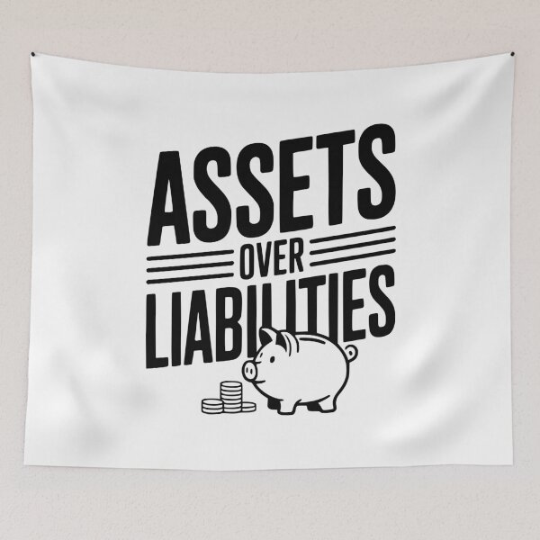 Item preview, Assets over Liabilities designed and sold by Frank Ring.