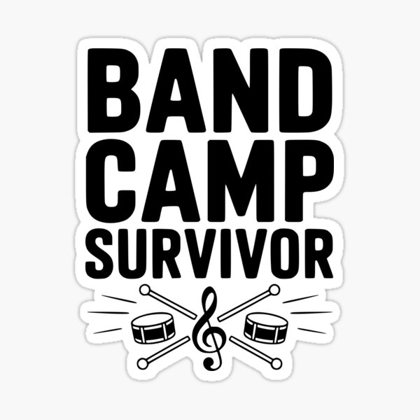 Band Camp Survivor Sticker