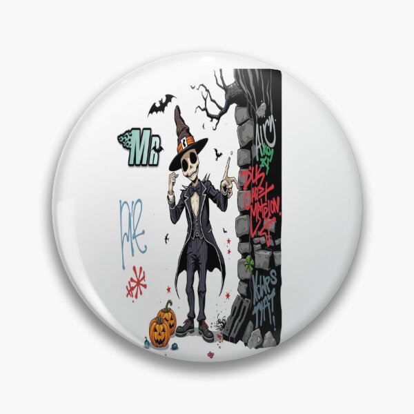 Item preview, Mr halloween graffiti art funny cool hip hop Professional design designed and sold by atomsama.