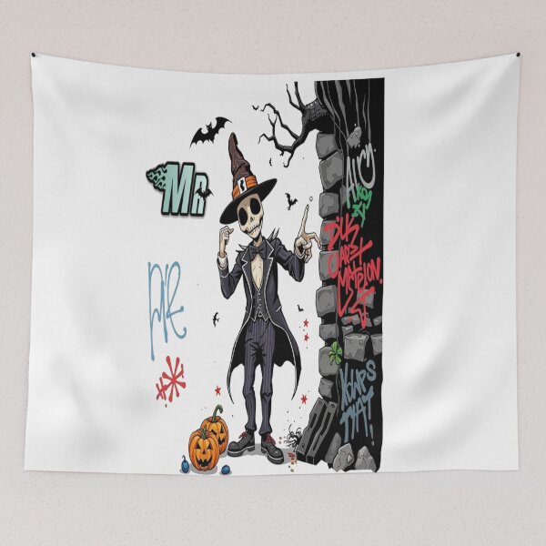 Item preview, Mr halloween graffiti art funny cool hip hop Professional design designed and sold by atomsama.