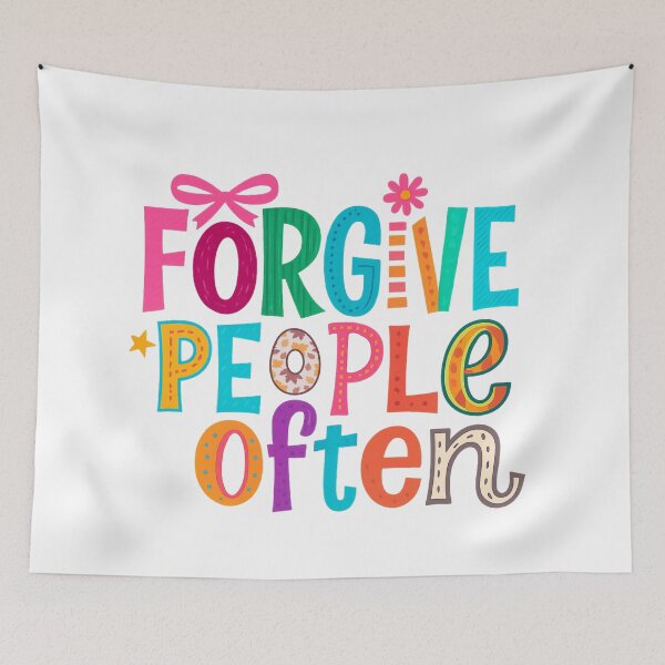 Item preview, Forgive People Often, Positivity, Positive Vibes designed and sold by vibeytrendy.
