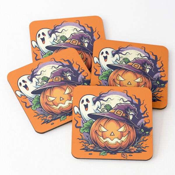 Item preview, Witchy Pumpkin & Friends – Halloween Night Scene designed and sold by RickGoulet.