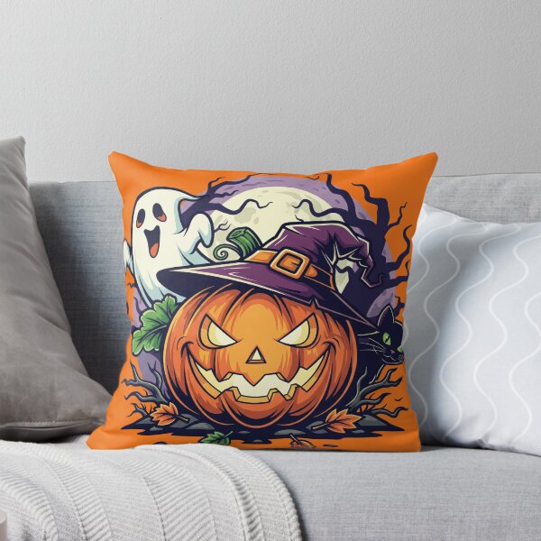 Item preview, Witchy Pumpkin & Friends – Halloween Night Scene designed and sold by RickGoulet.