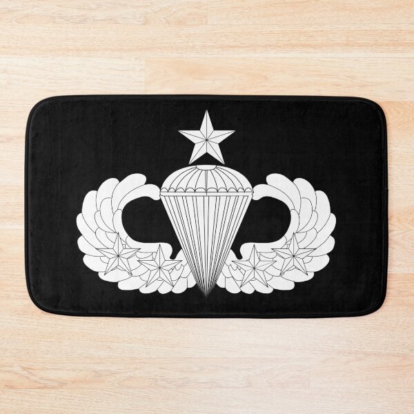Item preview, Badge - Army - Parachutist - Senior - 4 Combat Star - LA X 300 designed and sold by Military Insignia Products.