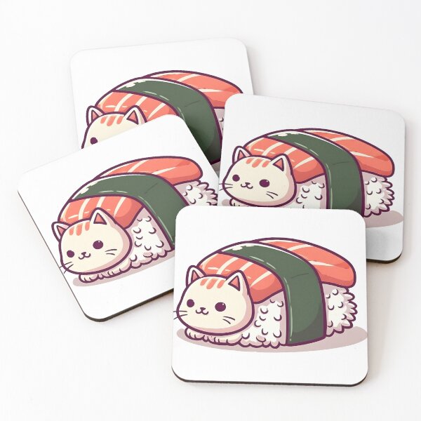 Item preview, Sushi Cat Delight designed and sold by Uglyandcute.