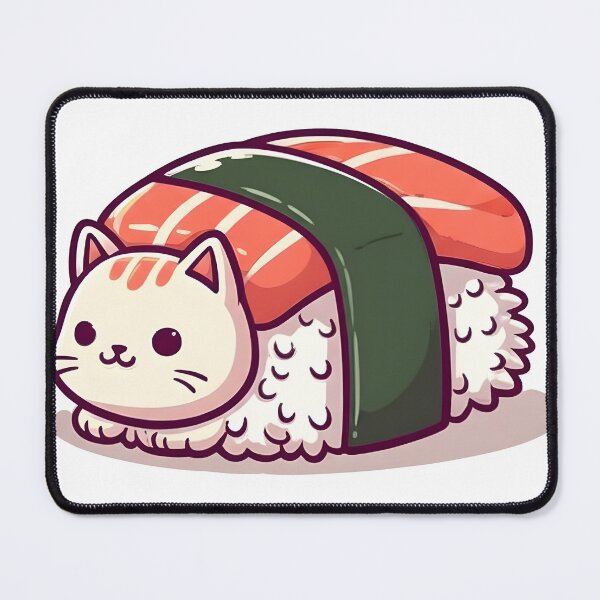 Item preview, Sushi Cat Delight designed and sold by Uglyandcute.