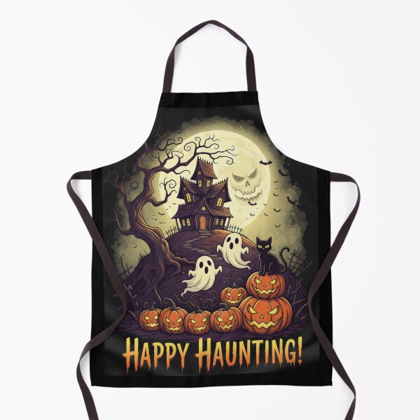 Item preview, Haunted Hill Halloween – Ghosts, Pumpkins & Moonlit Mischief designed and sold by RickGoulet.