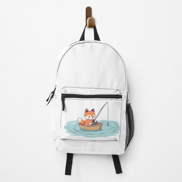 Item preview, Cute Fox Fishing in a Boat designed and sold by Vectorfever.