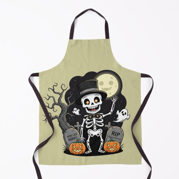 Item preview, Skeleton in the Halloween Pumpkin Patch designed and sold by RickGoulet.