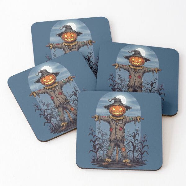 Item preview, Sinister Pumpkin Scarecrow in the Cornfield designed and sold by RickGoulet.