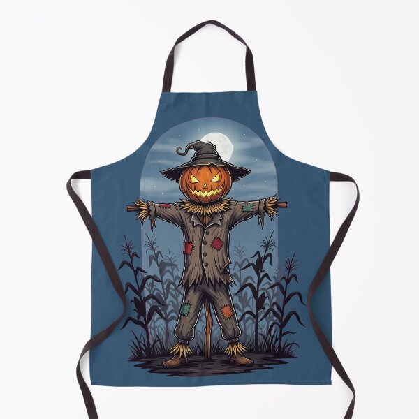 Item preview, Sinister Pumpkin Scarecrow in the Cornfield designed and sold by RickGoulet.
