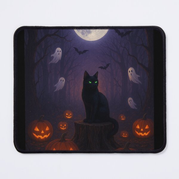 Item preview, Cat Halloween Night designed and sold by tomi-young.