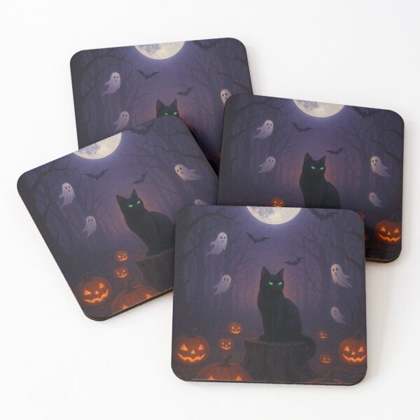 Item preview, Cat Halloween Night designed and sold by tomi-young.