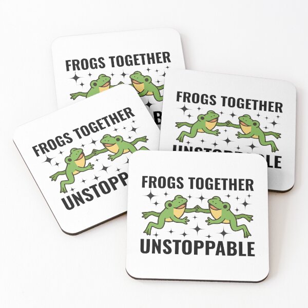 Item preview, Frogs Together Unstoppable Funny Vintage Portland Frog Pride designed and sold by faridman.
