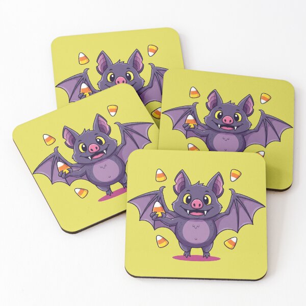 Item preview, Halloween Cute Bat Treat or Tricking designed and sold by RickGoulet.