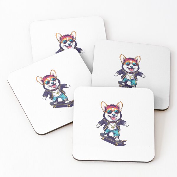 Item preview, Cool Corgi Skater – Hip-Hop Street Style Vector Illustration designed and sold by Vectorfever.