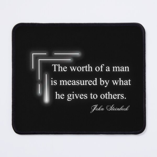 Item preview, J. Steinbeck, Unforgettable Quotes by Famous Writers, Literary Quotes, Inspirational Author Sayings, Classic Literature Gift Idea designed and sold by chipmuckdesignn.