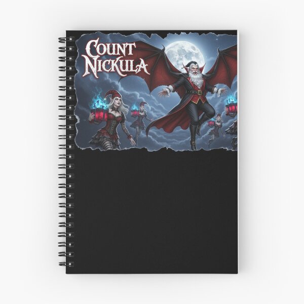 Item preview, Count Nickula Vampire Santa and Gothic Elves – Gothmas Fantasy Christmas Scene designed and sold by FelixnRobinus.