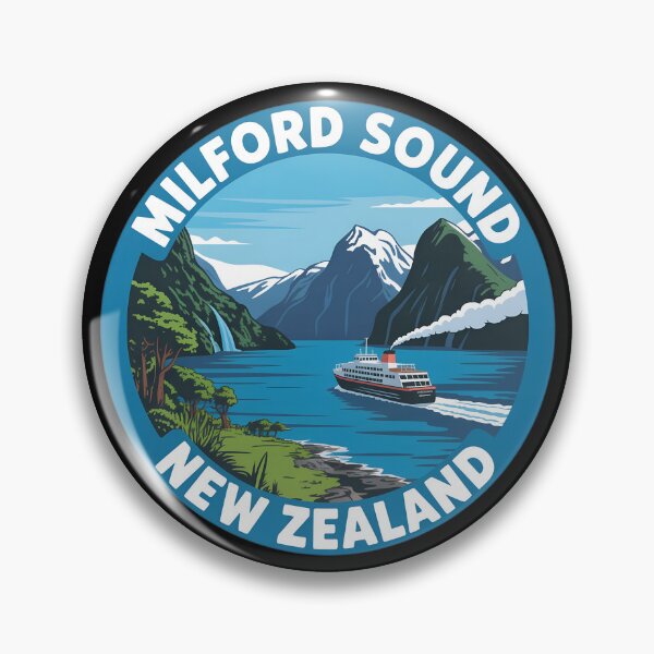 Item preview, Milford Sound New Zealand – Scenic Fjord Travel  designed and sold by VividOrganica.