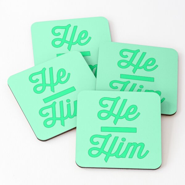 Item preview, He Him Prounouns - Mint designed and sold by sillyjess.
