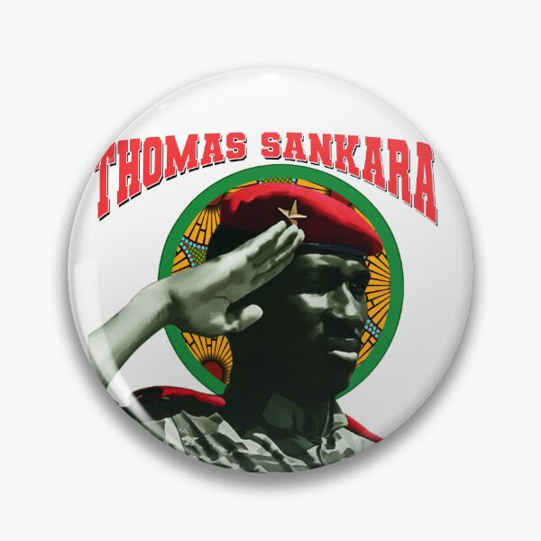 Item preview, Thomas Sankara Pan-African portrait - Vintage Pan-African art, Kente Pattern inspired designed and sold by Youngkev-arts.