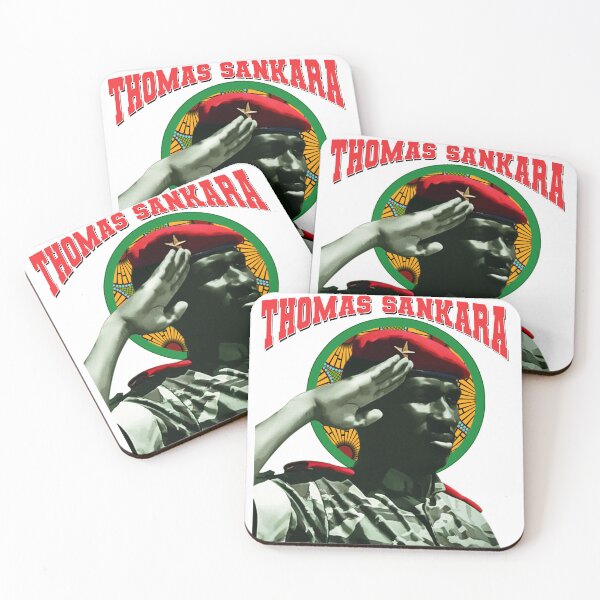 Item preview, Thomas Sankara Pan-African portrait - Vintage Pan-African art, Kente Pattern inspired designed and sold by Youngkev-arts.