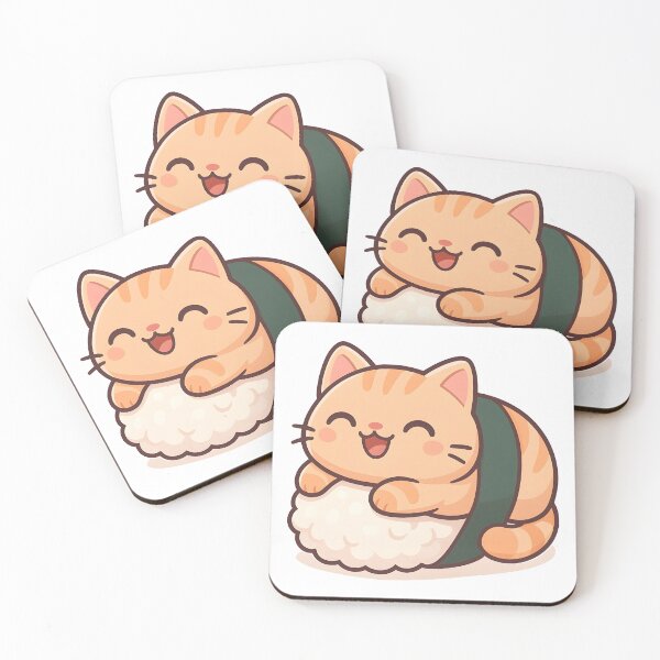 Item preview, Sushi Cat Delight designed and sold by Uglyandcute.