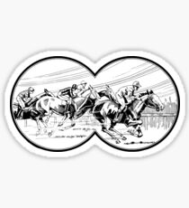 Horse Racing Sticker