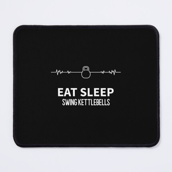 Item preview, eat sleep swing kettlebells heartbeat kettlebell lover gift designed and sold by snowry.