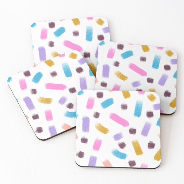 Item preview, Party Confetti Brush Strokes Pattern designed and sold by Farissa Designs.