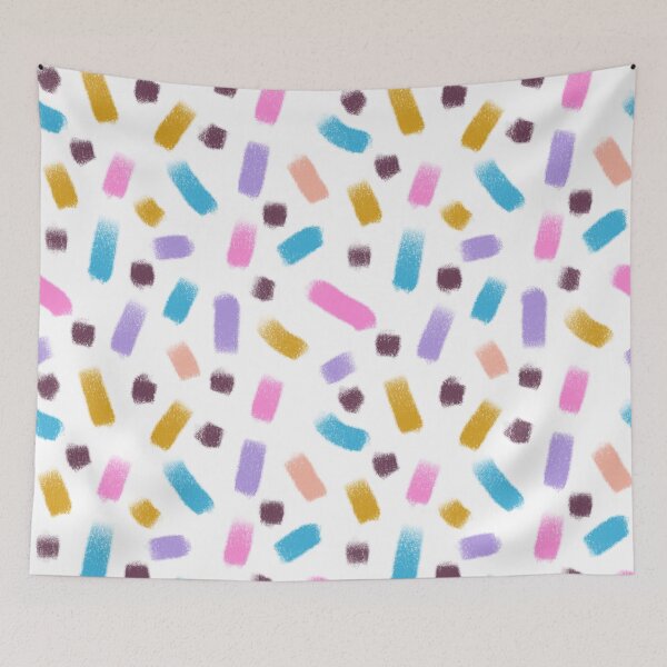 Item preview, Party Confetti Brush Strokes Pattern designed and sold by Farissa Designs.
