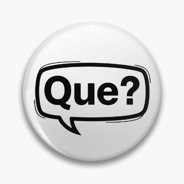 Item preview, Que? Funny Spanish Question Mark Comic Speech Bubble Art designed and sold by Studio13C.