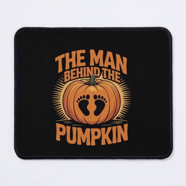 Item preview, The Man Behind The Pumpkin New Dad Pregnancy Halloween designed and sold by EllinoKlemo.