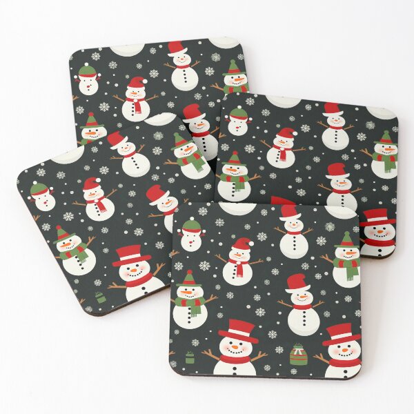 Item preview, Contemporary Colorful Snowman Pattern With Holiday Snowflakes designed and sold by DEC02.
