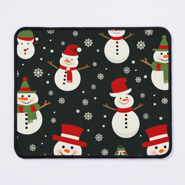 Item preview, Contemporary Colorful Snowman Pattern With Holiday Snowflakes designed and sold by DEC02.
