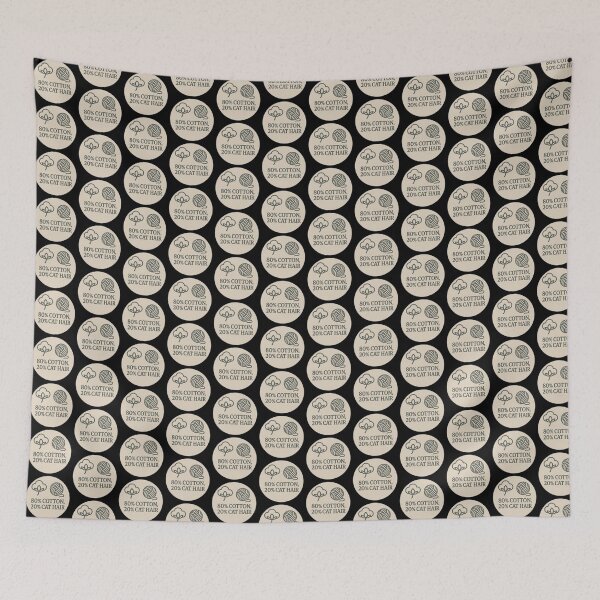 Item preview, 80% Cotton 20% Cat Hair Funny Quote designed and sold by Liv Solara.