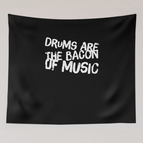 Item preview, Drums are the Bacon of Music funny drummer gift bacon lover designed and sold by snowry.