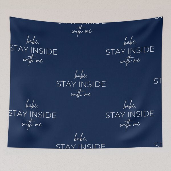 Item preview, Babe, stay inside with me lettering  designed and sold by wolfgangsilas.