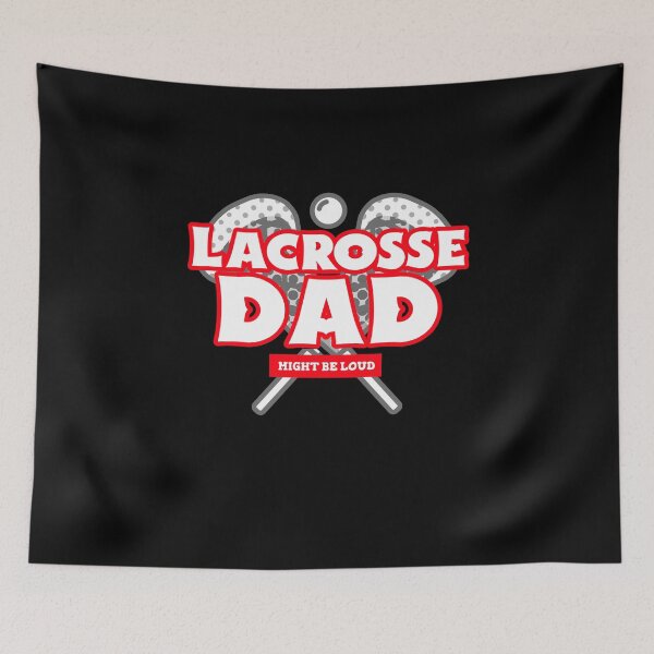 Item preview, lacrosse dad might be loud funny LAX father designed and sold by snowry.