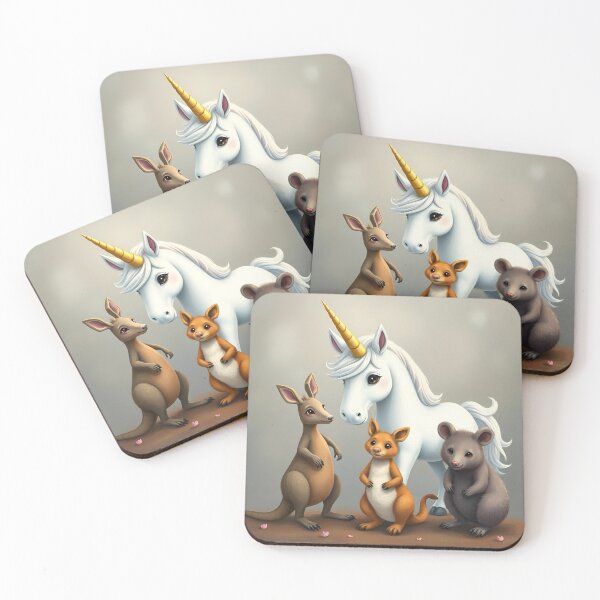 Item preview, A unicorn and his marsupial friends designed and sold by Batang .