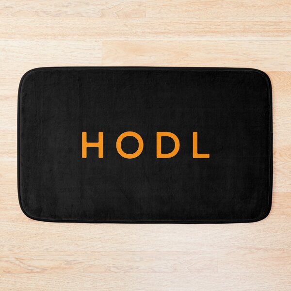Item preview, Hodl Bitcoin Futurism Orange Logo designed and sold by CyberRex.
