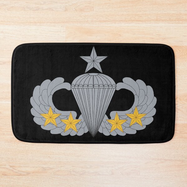 Item preview, Badge - Army - Parachutist - Senior - 4 Combat Star X 300 designed and sold by Military Insignia Products.