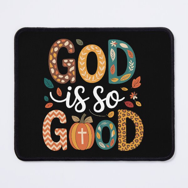 Item preview, Autumn Pumpkin Christian Thanksgiving Faith God is So Good designed and sold by BakeryDozen.