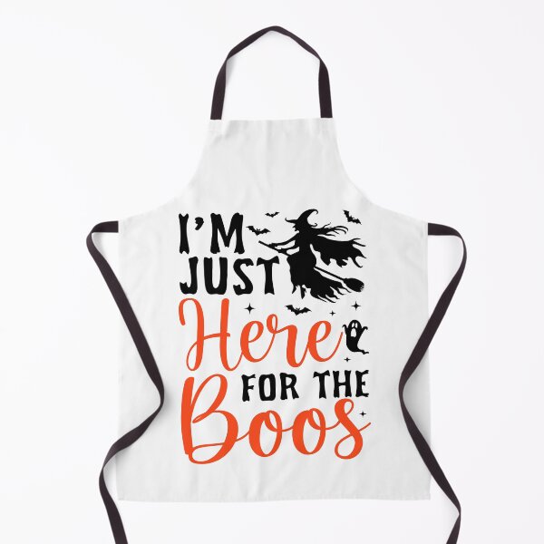 Item preview, I'm Just Here for the Boos Halloween Design designed and sold by ArtLabCreations.