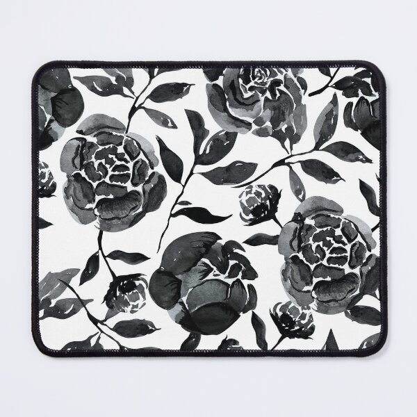 Item preview, Dark and Black Peonies Watercolor Seamless Pattern |Elegant Black Floral Watercolor Pattern | Moody Rose Botanical Design designed and sold by sheikhadesign1.