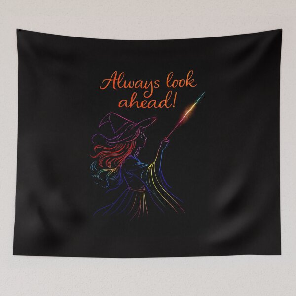 Item preview, Neon Witch-Always look ahead! designed and sold by Brickroad Dsigns.