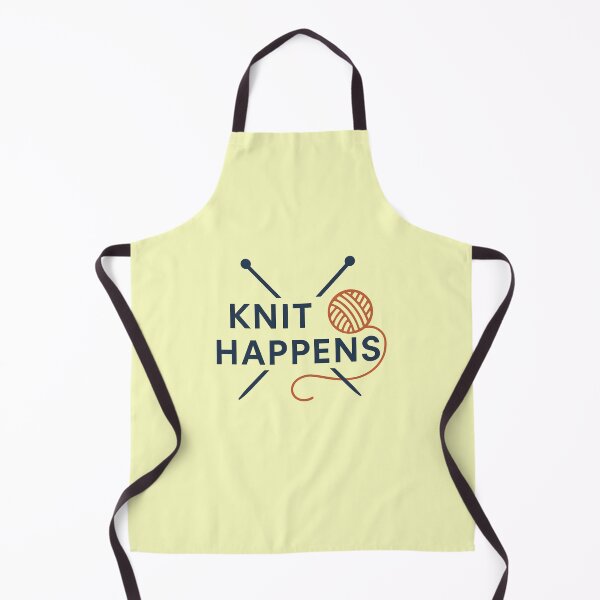 Item preview, Knit Happens - Funny Knitting Pun for Yarn Lovers designed and sold by MiowandMolly.